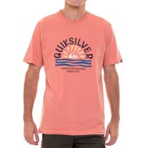 Camiseta Quiksilver Sunset Mind Rosa Camiseta Quiksilver Sunset Mind Rosa