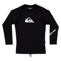 Camiseta Quiksilver Surf Manga Longa All Times Masc Preto