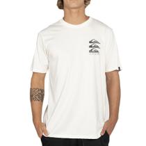 Camiseta Quiksilver Vertical Logos WT25 Masculina Snow White