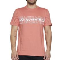 Camiseta Quiksilver Word Block SM25 Masculina Vermelho Claro