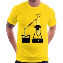 Camiseta Química Erlenmeyer e Bequer - Foca na Moda