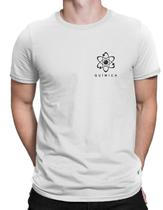 Camiseta Química,masculina,básica,100% algodão,estampada