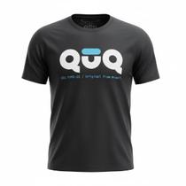 Camiseta Quq 100% Poliamida Corte Slim E Proteção Uv Treinos