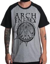 Camiseta Raglã Arch Enemy Rockwear Preta