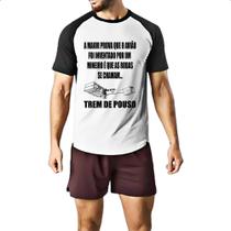 Camiseta Raglan 14 Bis Trem de pouso