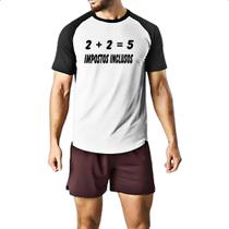 Camiseta Raglan 2 mais 2 e 5 Impostos inclusos Camiseta Raglan 2 mais 2 e 5 Impostos inclusos
