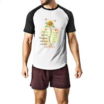 Camiseta Raglan A fe e o poder de transformar