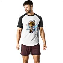 Camiseta Raglan Abelha medica Camiseta Raglan Abelha medica