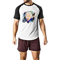 Camiseta Raglan Albert Einstein - E=MC2