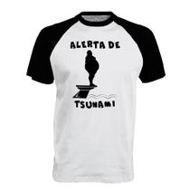 Camiseta Raglan Alerta de tsunami