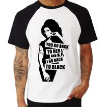 Camiseta Raglan Amy Winehouse Modelo 1