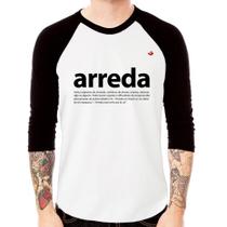 Camiseta Raglan arreda Manga 3/4 - Foca na Moda