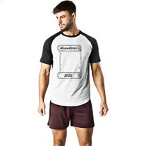 Camiseta Raglan Assinatura escola final de ano 2024 Camiseta Raglan Assinatura escola final de ano 2024