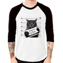 Camiseta Raglan Atirei o pau na Dona Chica Manga 3/4 - Foca na Moda Camiseta Raglan Atirei o pau na Dona Chica Manga 3/4 - Foca na Moda