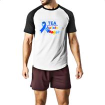 Camiseta Raglan Autismo TEA Transtorno Espectro Camiseta Raglan Autismo TEA Transtorno Espectro