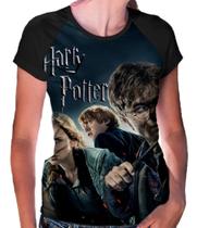 Camiseta Raglan Baby Look Harry Potter Ref:402