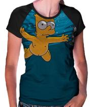 Camiseta Raglan Baby Look The Simpsons Ref:185