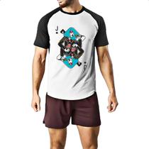 Camiseta Raglan Baralho Valete Joey Ramone