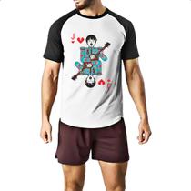 Camiseta Raglan Baralho Valete Paul McCartney Camiseta Raglan Baralho Valete Paul McCartney