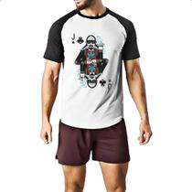 Camiseta Raglan Baralho Valete Snoop Dogg
