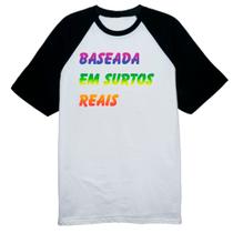 Camiseta Raglan Baseada em surtos reais