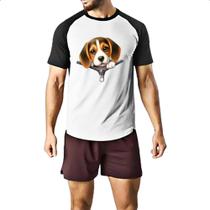 Camiseta Raglan Beagle no Ziper