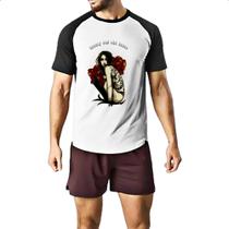 Camiseta Raglan Beauty and the beast