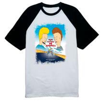 Camiseta Raglan Beavis and Butthead Thumbs Up