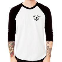 Camiseta Raglan Bee Nice Manga 3/4 - Foca na Moda