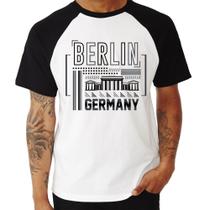 Camiseta Raglan Berlim Alemanha - Foca na Moda