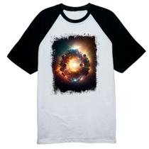 Camiseta Raglan Big Bang Universo 2 Camiseta Raglan Big Bang Universo 2