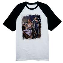 Camiseta Raglan Bonnie e Clyde