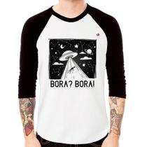 Camiseta Raglan Bora Bora! Manga 3/4 - Foca na Moda
