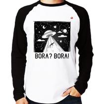 Camiseta Raglan Bora Bora! Manga Longa - Foca na Moda