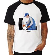 Camiseta Raglan Borracharia - Foca na Moda