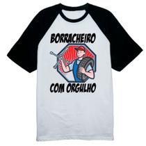 Camiseta Raglan Borracheiro com orgulho