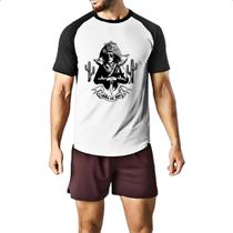 Camiseta Raglan Cabra da peste Camiseta Raglan Cabra da peste