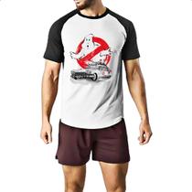 Camiseta Raglan Caca Fantasmas Ghostbusters Ecto-1