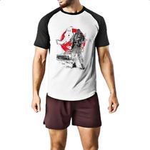 Camiseta Raglan Caca Fantasmas Ghostbusters Winston Camiseta Raglan Caca Fantasmas Ghostbusters Winston