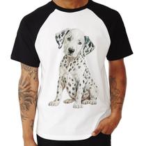 Camiseta Raglan Cachorro Dálmata - Foca na Moda