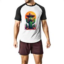 Camiseta Raglan Cactus Muchachi Camiseta Raglan Cactus Muchachi