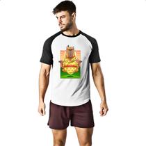 Camiseta Raglan Capivara adamaste