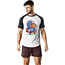 Camiseta Raglan Capivara futebol americano