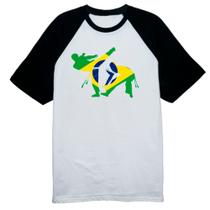 Camiseta Raglan Capoeira luta Brasil - Alearts