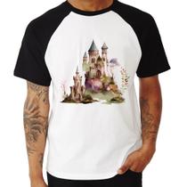 Camiseta Raglan Castelo de Fadas - Foca na Moda Camiseta Raglan Castelo de Fadas - Foca na Moda