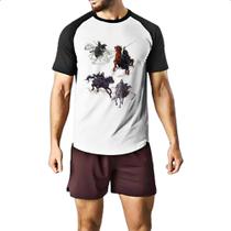 Camiseta Raglan Cavaleiros do Apocalipse