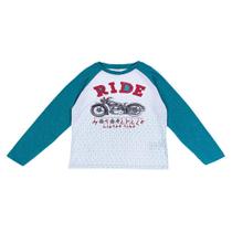 Camiseta Raglan com Manga Molinê - RalaKids Camiseta Raglan com Manga Molinê - RalaKids