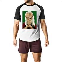 Camiseta Raglan Crypt Keeper - Contos da Cripta