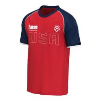 Camiseta raglan de futebol Outerstuff FIFA World Cup 2026 EUA G Camiseta raglan de futebol Outerstuff FIFA World Cup 2026 EUA G