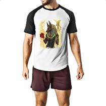 Camiseta Raglan Deus Anubis Ilustracao Camiseta Raglan Deus Anubis Ilustracao